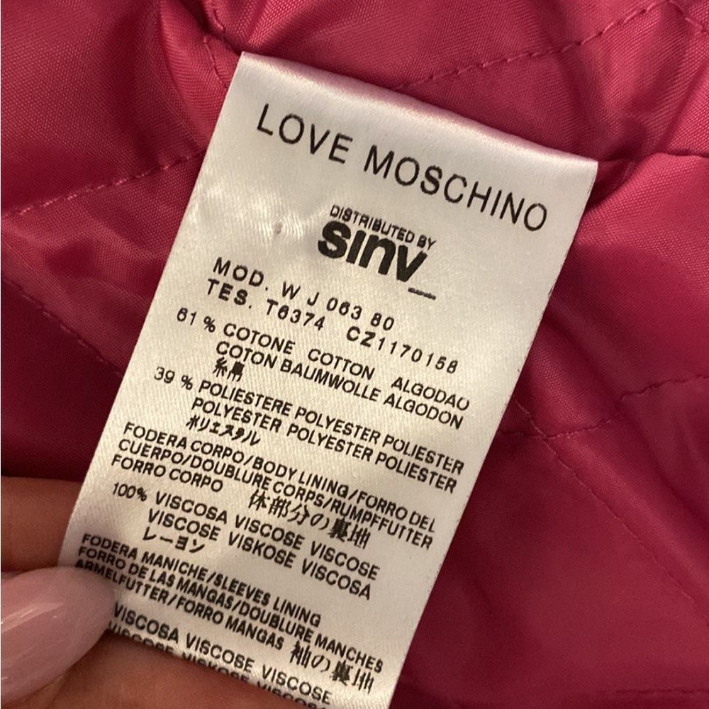 Love Moschino Fuchsia Puffer Jacket, US8 - Picture 11 of 12